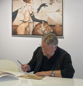 Michael Parkes Signing at Re-Art,Fine Art Printing