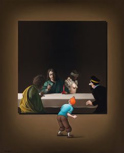 Image from Ole Ahlberg painting Caravaggios Prophet