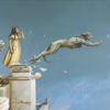 Michael Parkes artwork Gargoyles on canvas