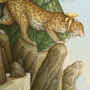 Michael Parkes giclee Fearless, zoom view