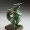 Dragon Dragon "Green" a sculpture of Michael Parkes
