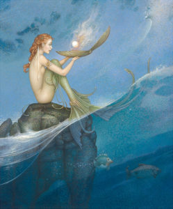 Giclee of Michael Parkes - Magic Pearl