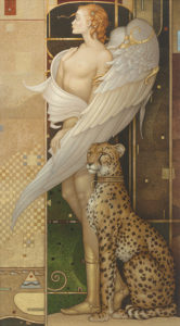 Giclee of Michael Parkes Gold Angel