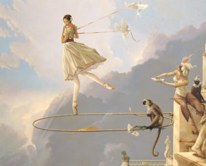 Michael Parkes - Tuesday Child, canvas giclee