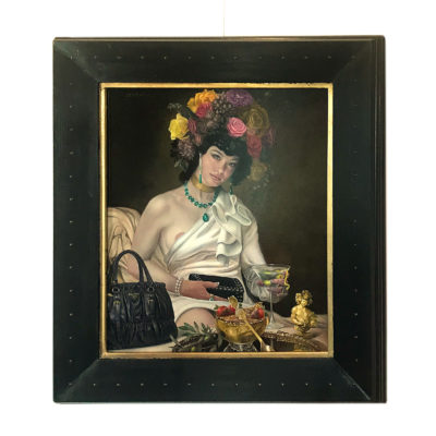 wall photo of David M. Bowers from painting Goddess of Decadence