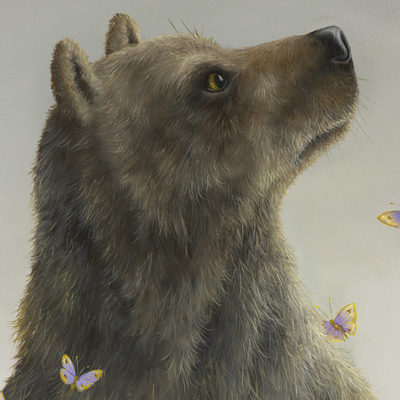 Detail Photo of Hero (Ursus ll) Painting by Robert Bissell