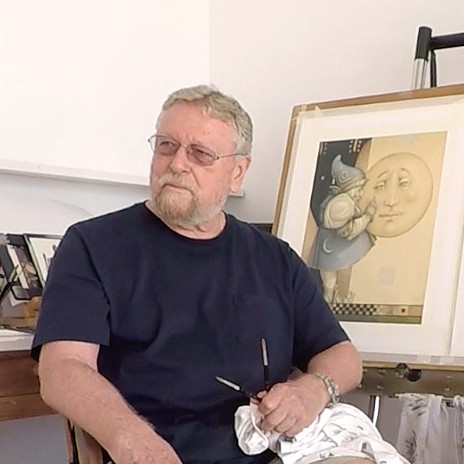 VIDEO Michael Parkes studio interview Imaginary Realism