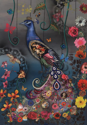 Peacock an artwork of Jacqueline Nieuwendijkieuwendijk