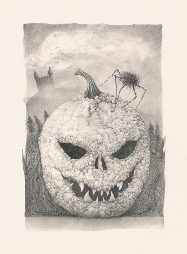 A Limited Edition paper print of Marcel Bakker - Pumpkin Terror