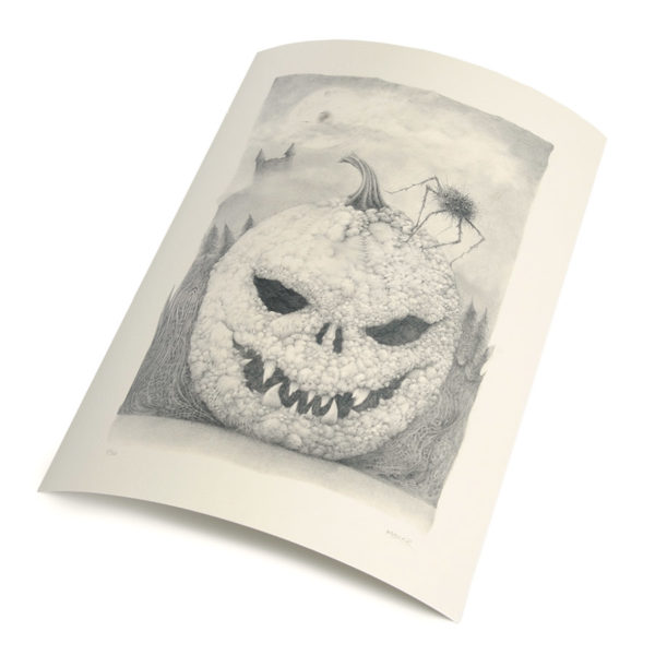 A Limited Edition paper print of Marcel Bakker - Pumpkin Terror, total photo