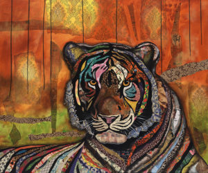 Tiger an artwork of Jacqueline Nieuwendijkieuwendijk