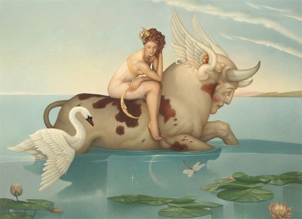 Canvas Giclee of Michael Parkes Europa