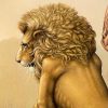 Detail of Michael Parkes Giclee The Last Lion