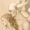 Detail of Michael Parkes Giclee There Must Be An Angel