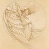Masterwork on Vellum of Michael Parkes called Winds of Change