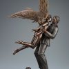 A sculpture of Michael Parkes called Angel Affair TRADIONAL PATINA