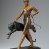 A sculpture of Michael Parkes called Goddess of the Hunt
