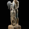 Bronze Custom Patina Sculpture of Michael Parkes Last Peony - rear 2