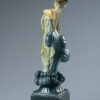 Bronze Custom Patina Sculpture of Michael Parkes Venus - rear