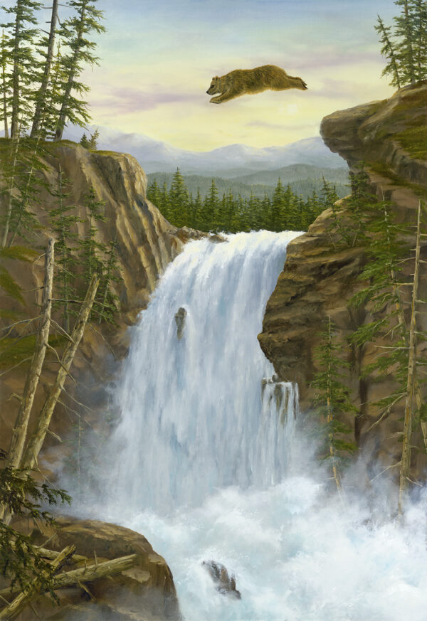 Canvas Giclee of Robert Bissell The Leap