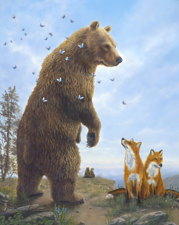 Deluxe Canvas Giclee of Robert Bissell Kindred Spirits