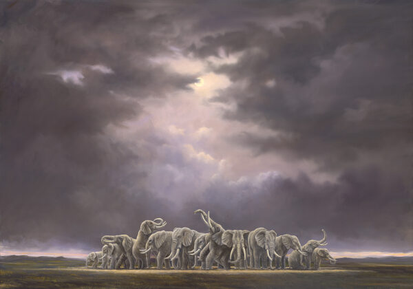 Deluxe Canvas Giclee of Robert Bissell The Blessing