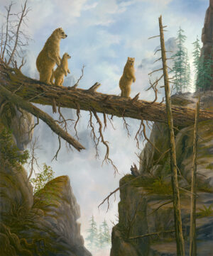 Deluxe Canvas Giclee of Robert Bissell The Gate