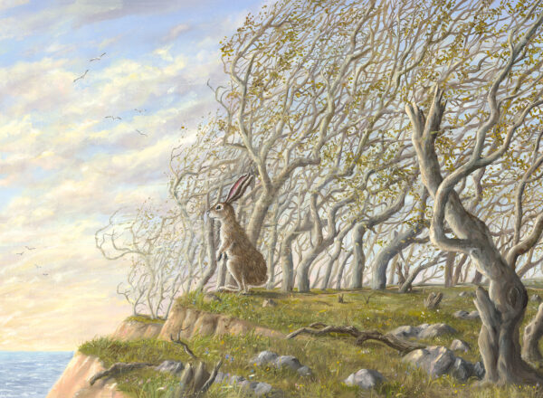 Deluxe Canvas Giclee of Robert Bissell The Great Wind