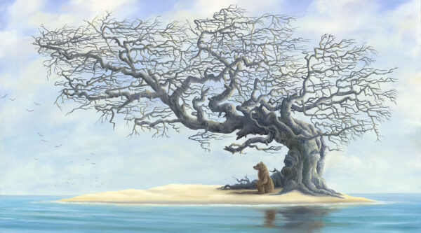 Deluxe Canvas Giclee of Robert Bissell The Island