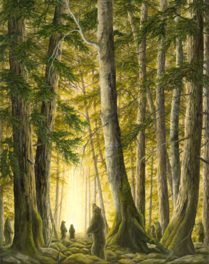 Deluxe Canvas Giclee of Robert Bissell The Portal