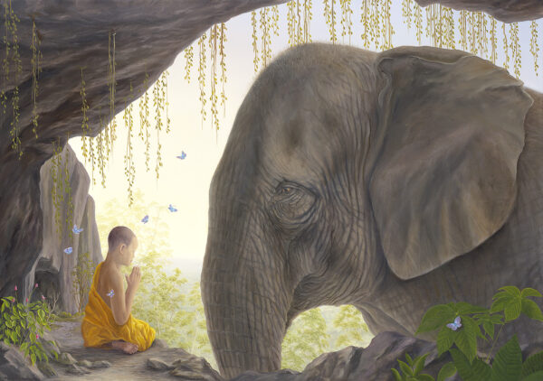 Deluxe Canvas Giclee of Robert Bissell Visit of the Beloved